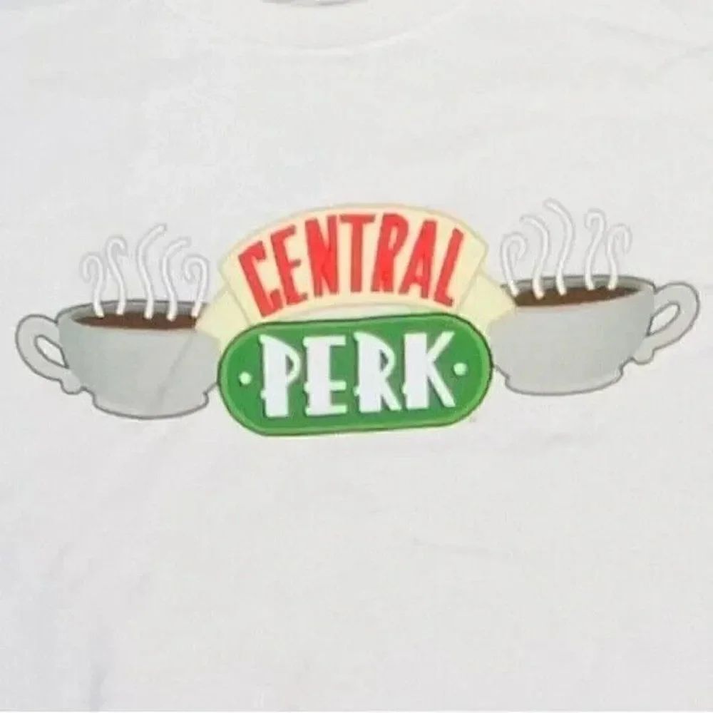 Ripple Junction Central Perk Friends Show White T-Shirt Unisex Small New